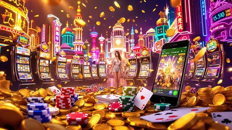 Visual permainan slot mobile LINETOGEL dengan area hasil